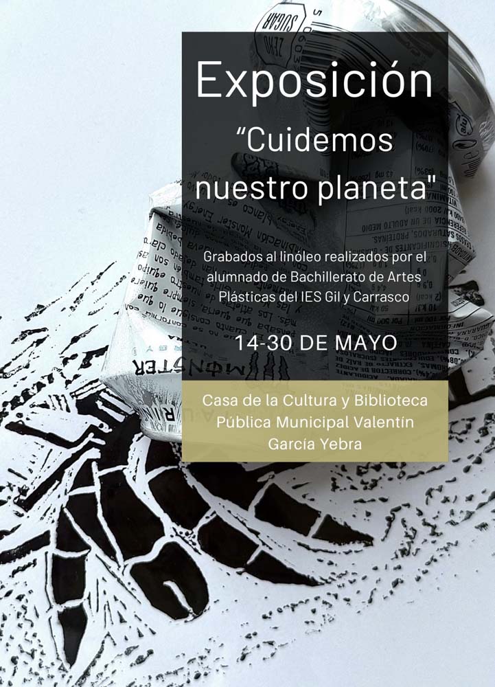 Exposición alumnos Gil y Carrasco en la biblioteca de Ponferrada 