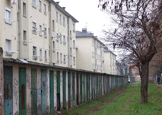 Carboneras de algunas de las casas de La Minero