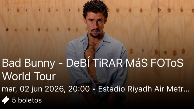 Concierto de Bad Bunny en España