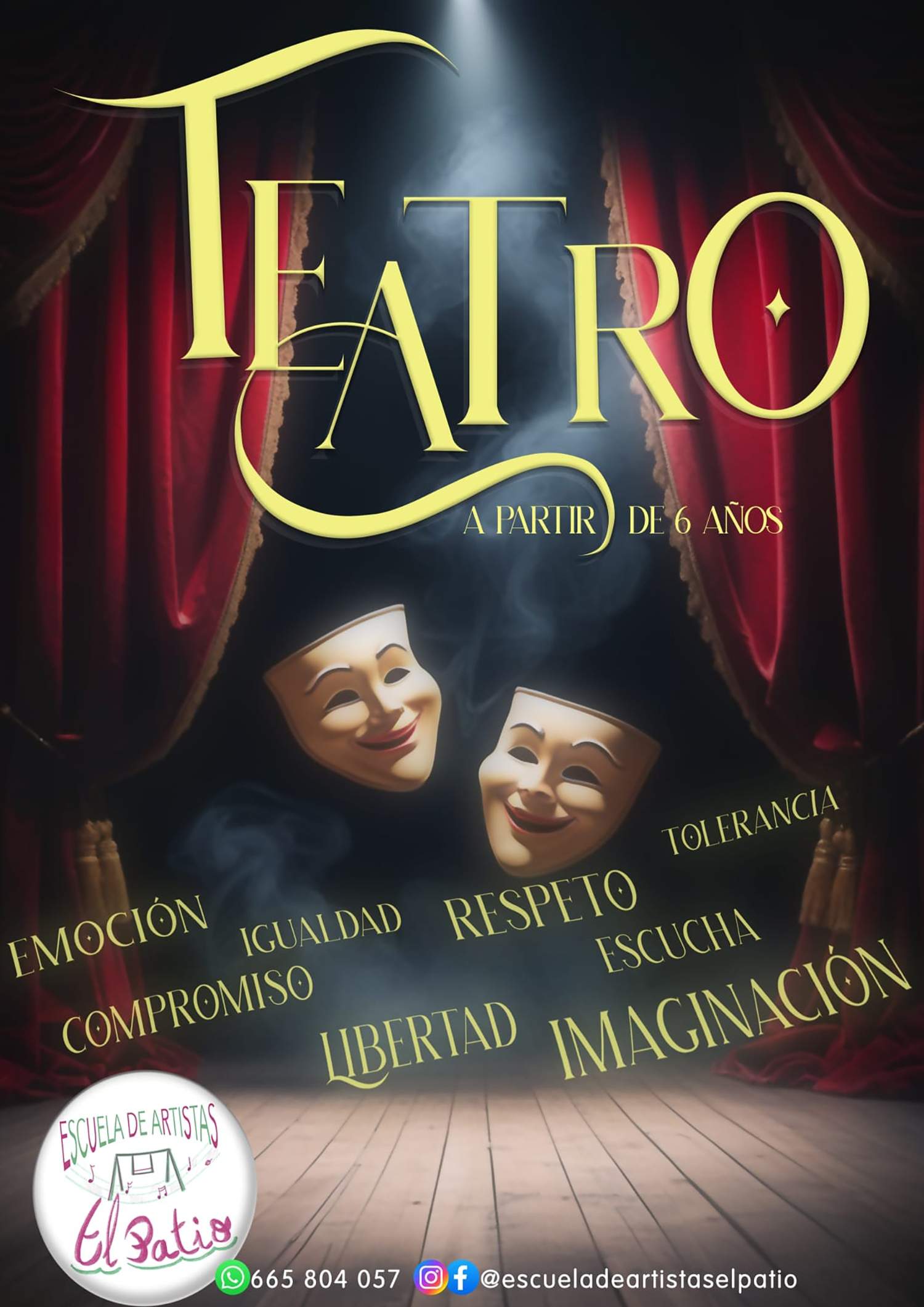 Clases de teatro en la Escuela de Artistas El Patio de Ponferrada