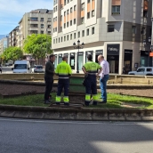 Ponferrada reactiva sus fuentes ornamentales empezando por la fuente de Lazúrtegui