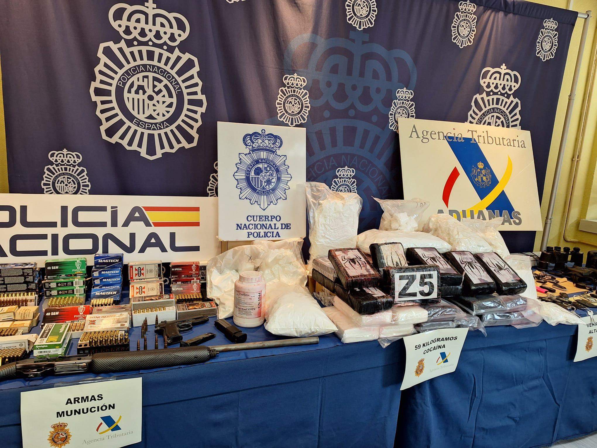 Imagen de la incautación en la operación Churraca