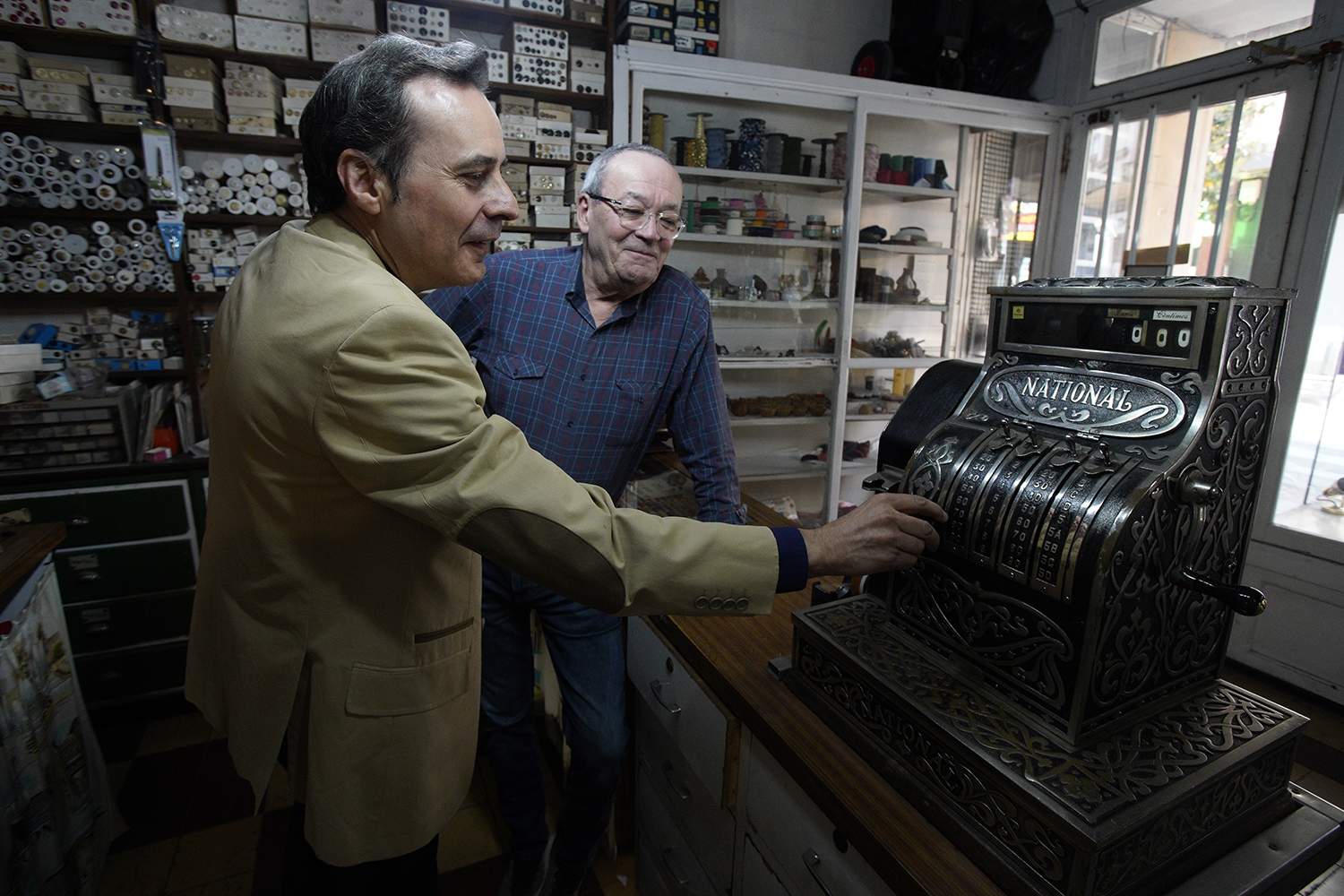 La mercería Brindis, todavía en activo