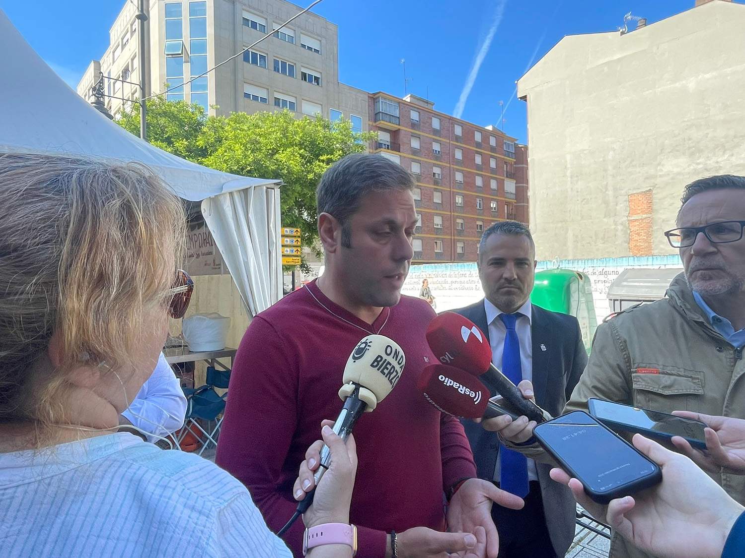 Ivan Alonso durante la presentación del Mercado de Primavera
