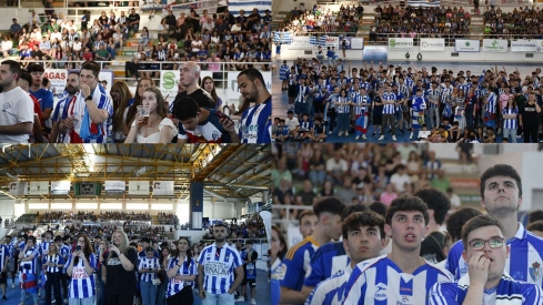 La afición de la Ponferradina en el pabellón en El Toraín La afición de la Ponferradina en el pabellón en El Toraín