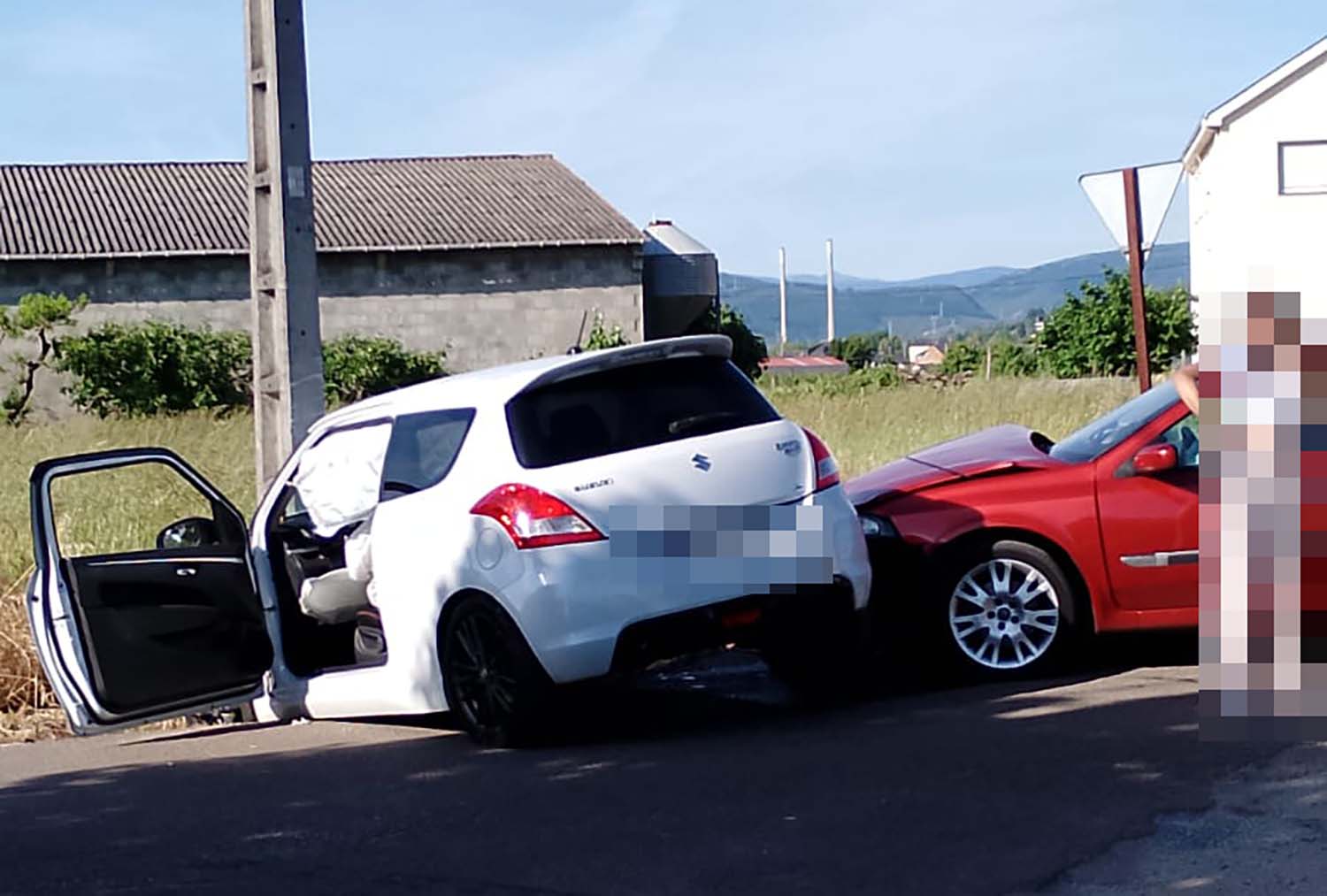 Accidente en Columbrianos.