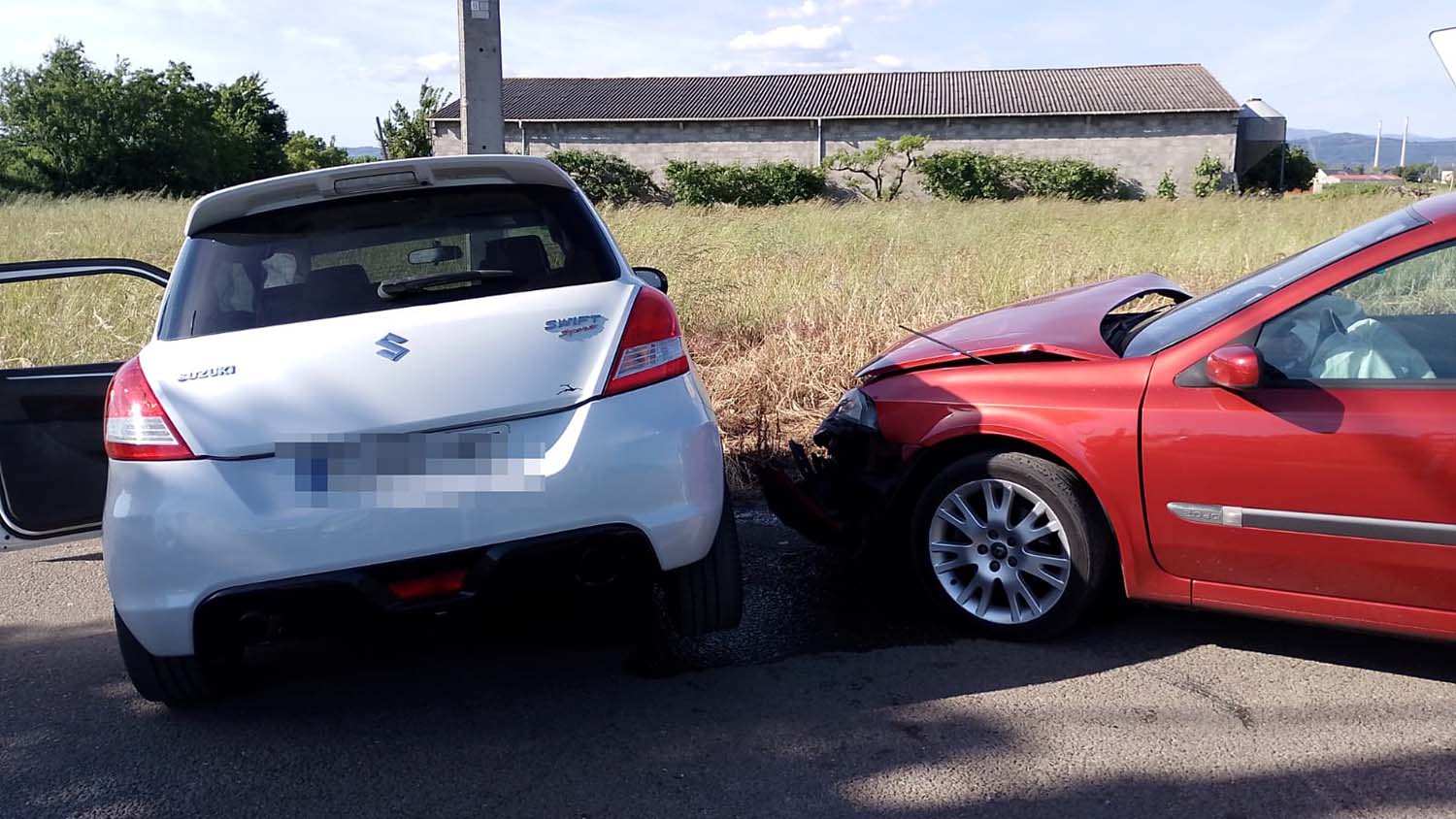 Accidente en Columbrianos .