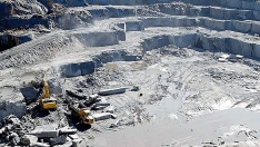 Imagen de archivo de una cantera de pizarra | Luz verde a la explotación de pizarra "Marinita" en Benuza con más de tres décadas de planificación