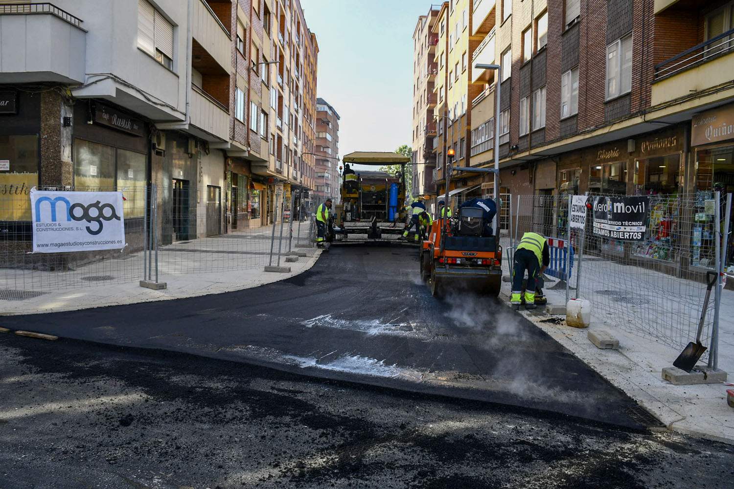 Obras en Obispo Osmundo 