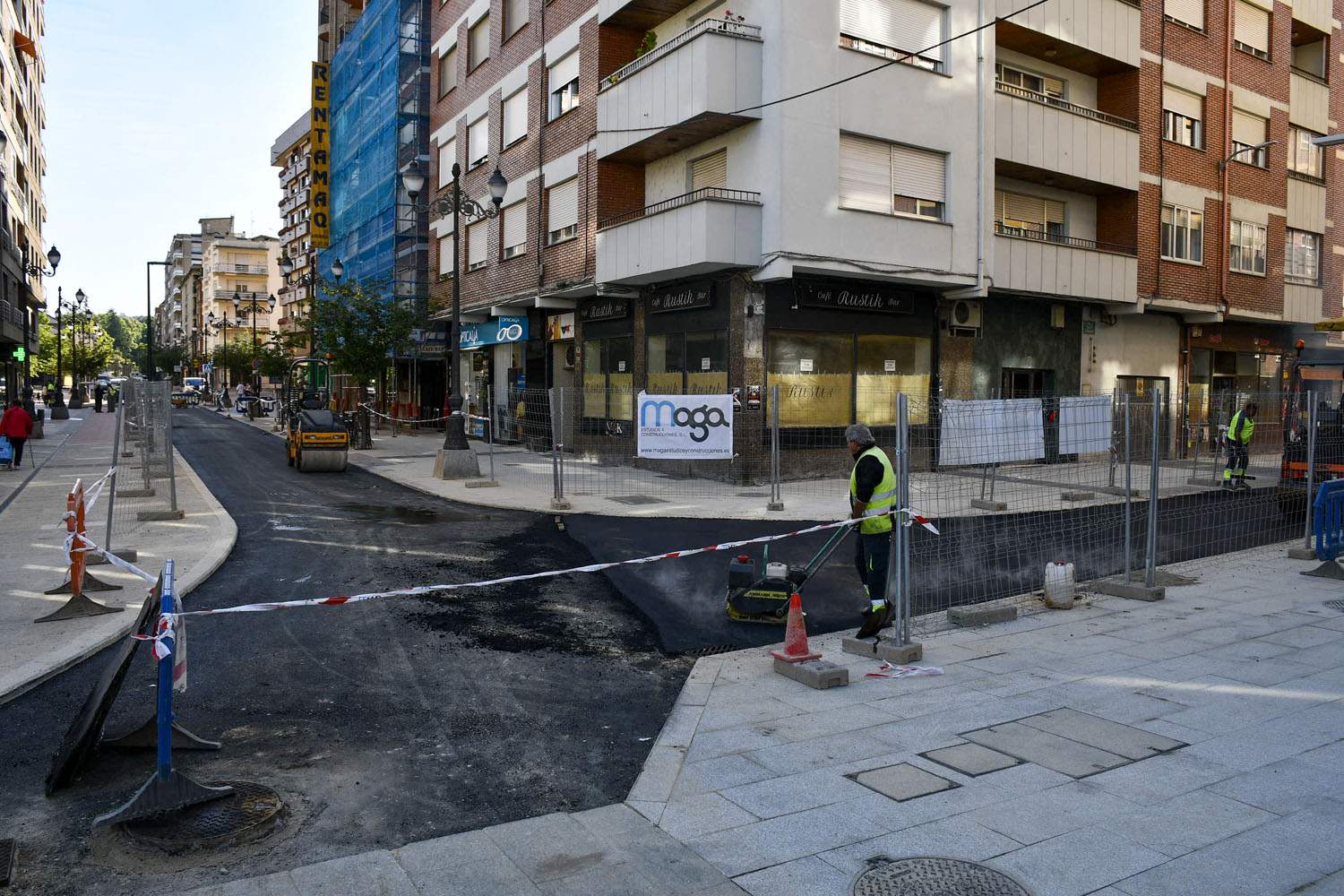 Obras en Obispo Osmundo 