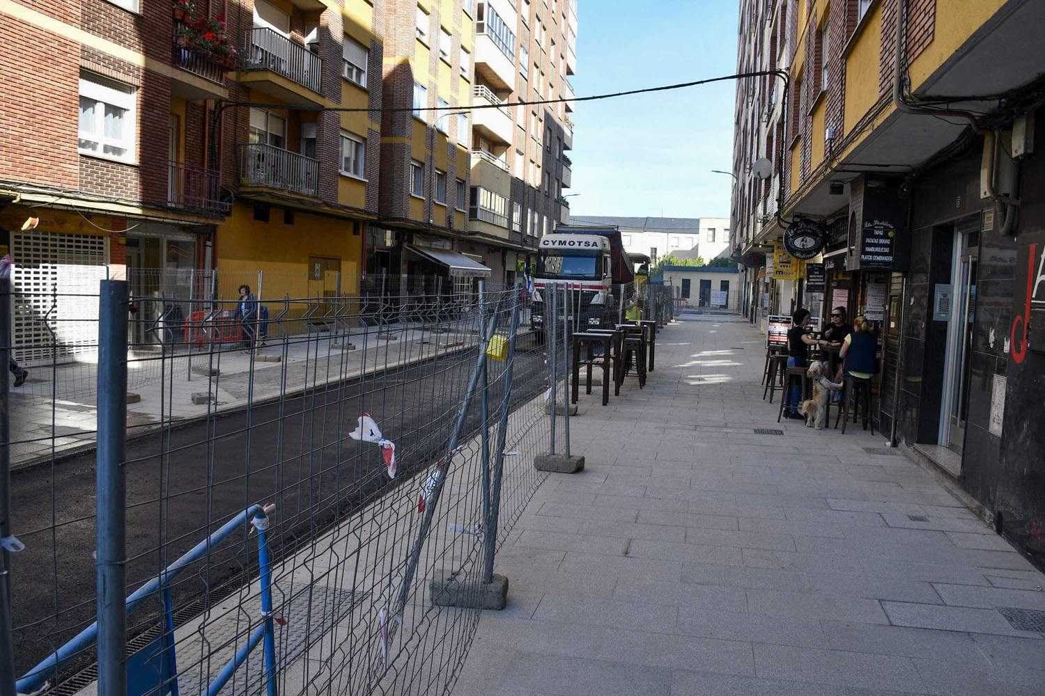 Obras en Obispo Osmundo 