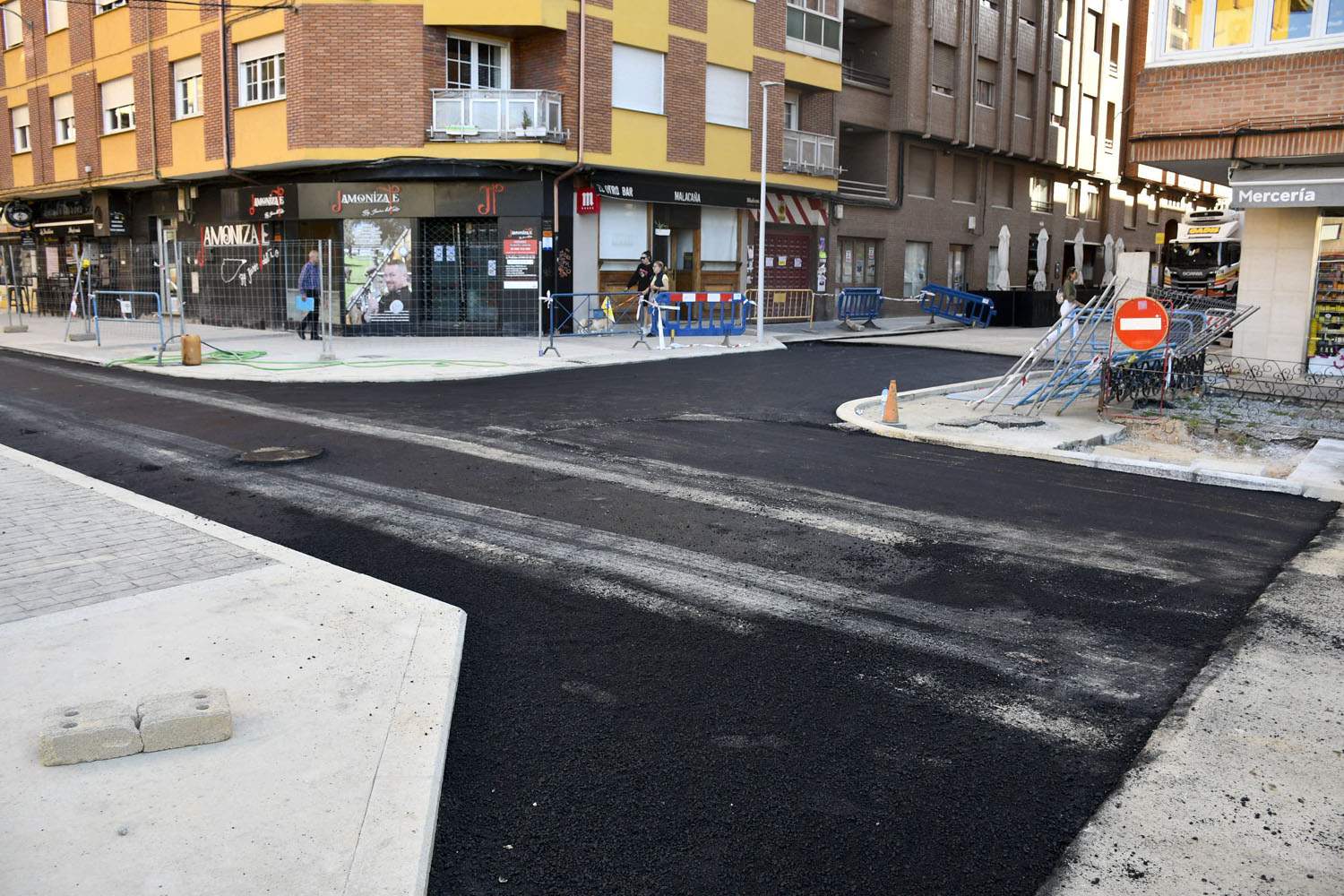 Obras en Obispo Osmundo 