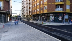 Obras en Obispo Osmundo 