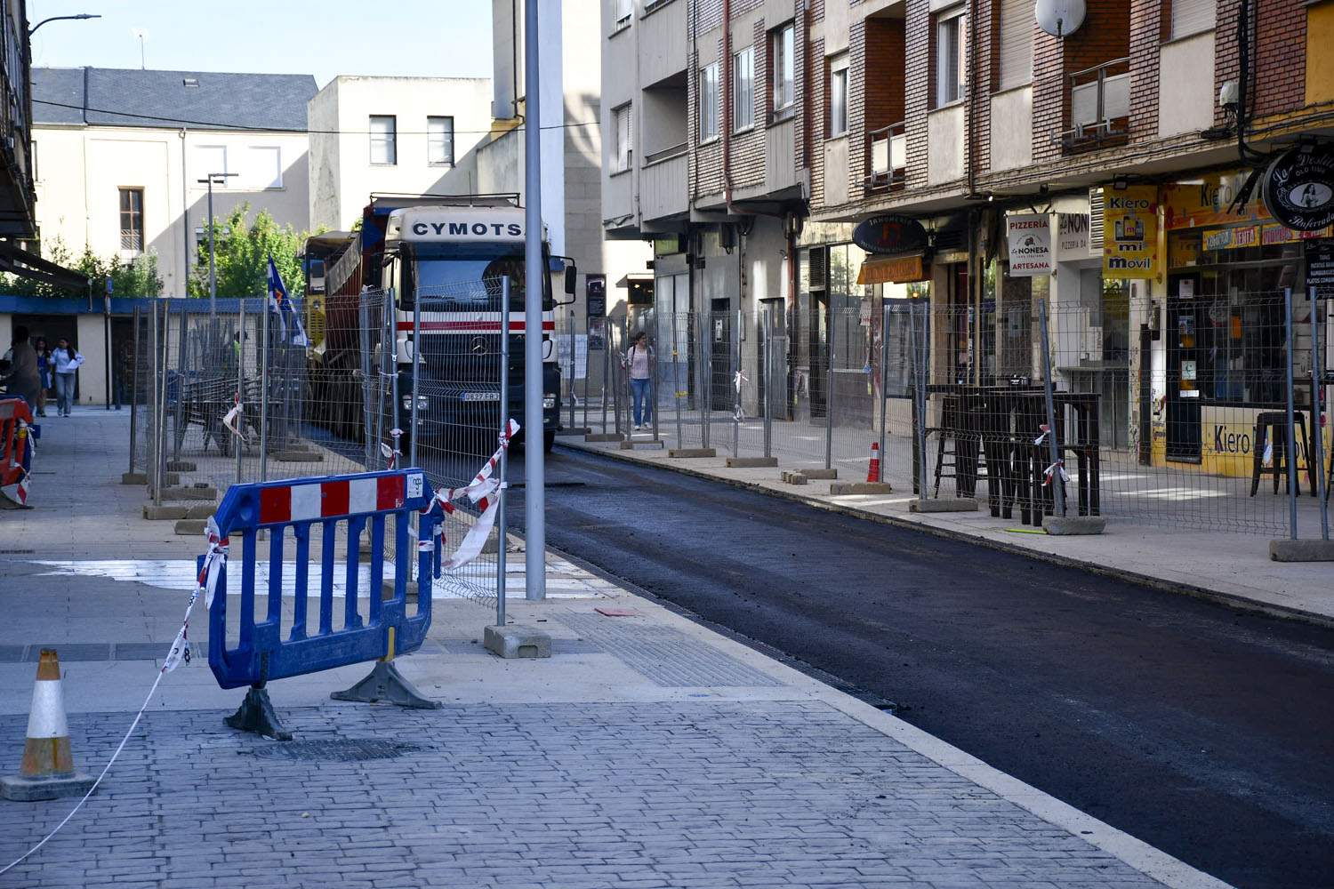 Obras en Obispo Osmundo 