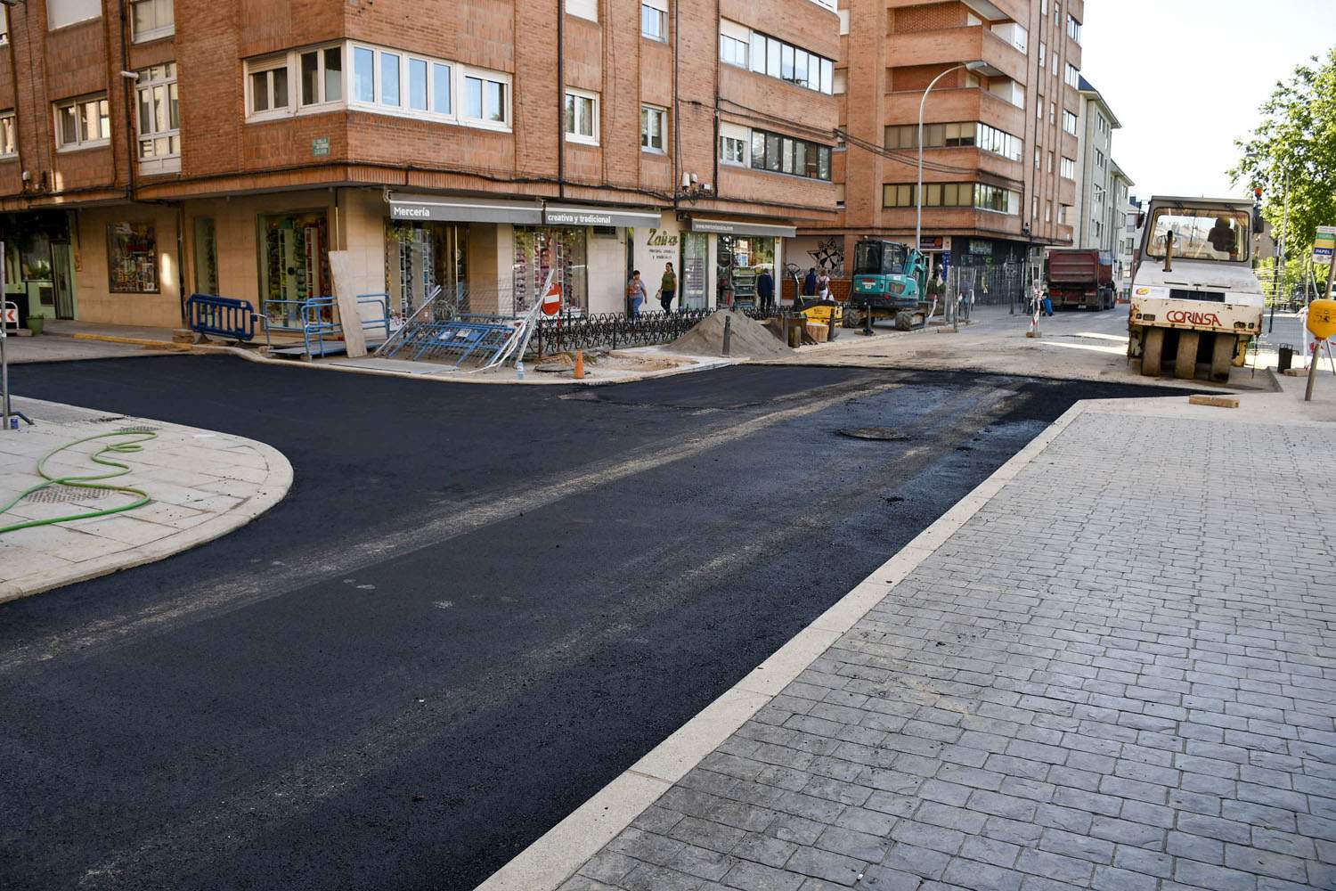Obras en Obispo Osmundo 