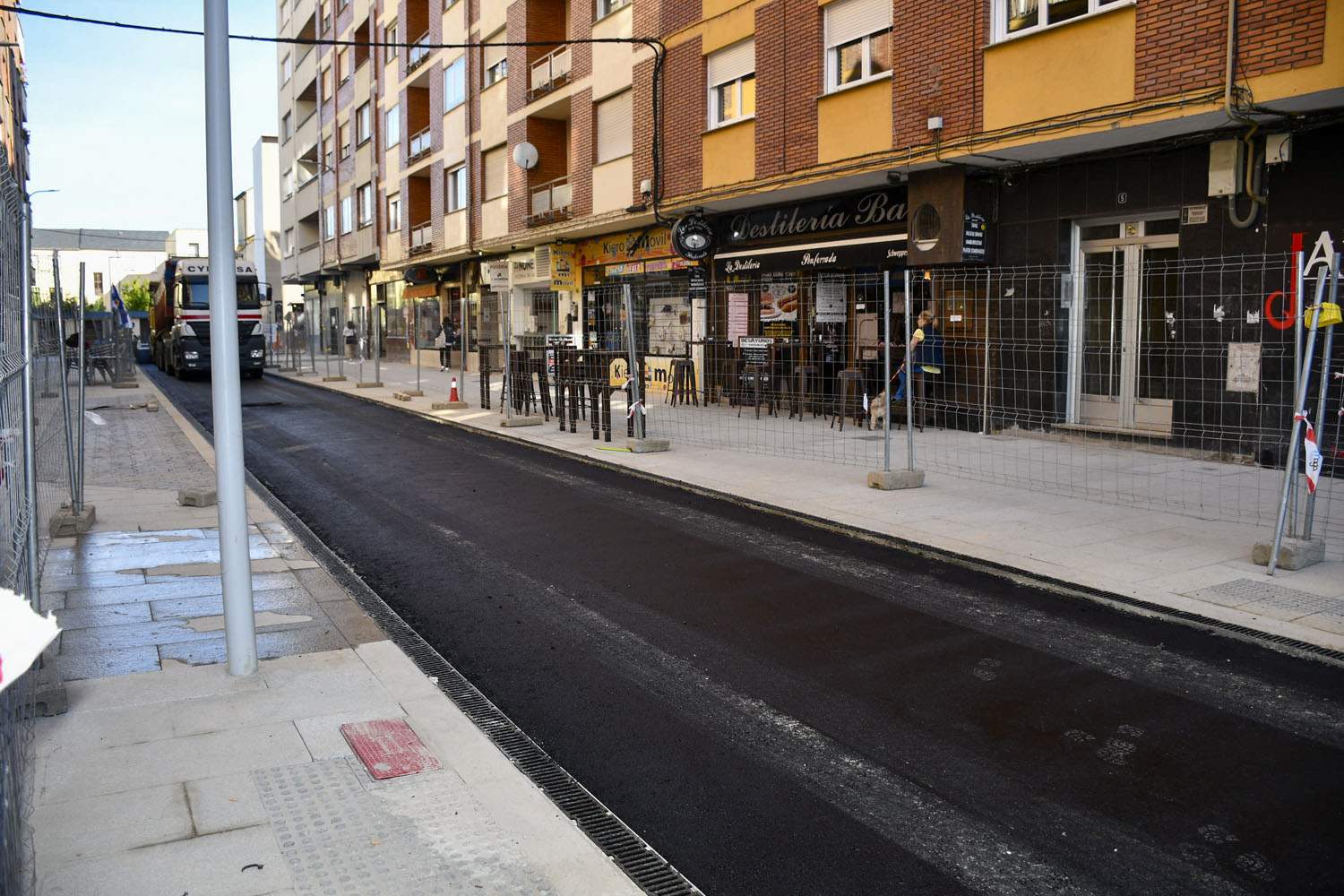 Obras en Obispo Osmundo 