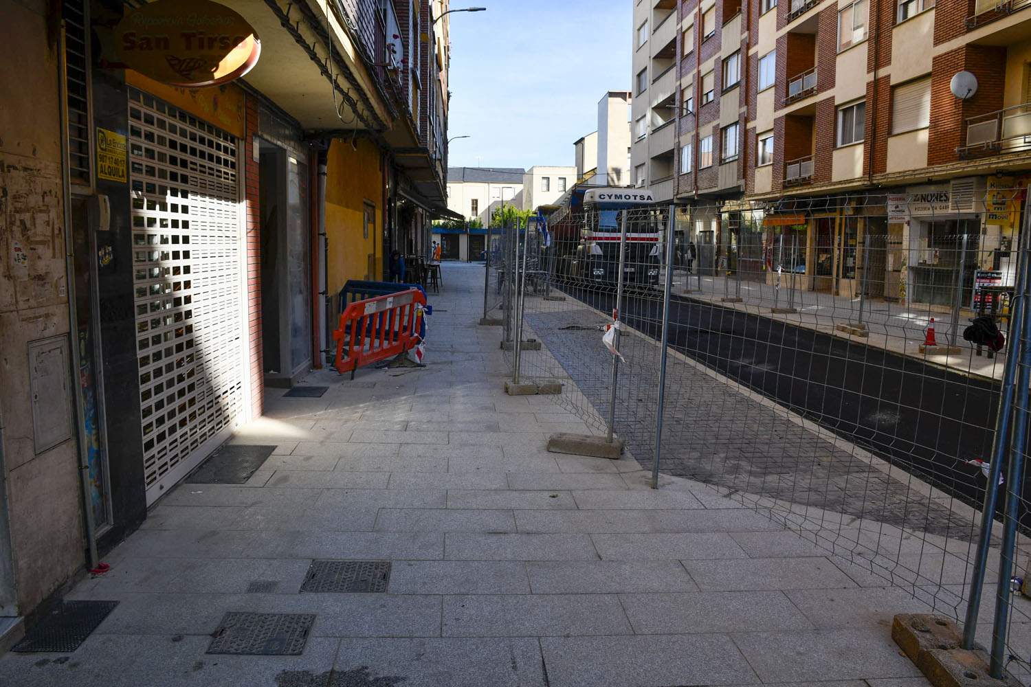 Obras en Obispo Osmundo 