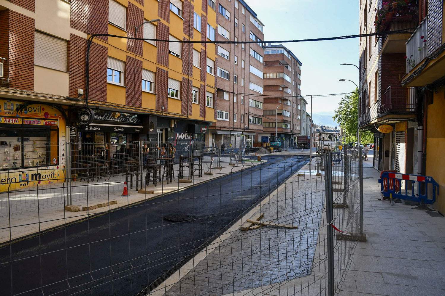 Obras en Obispo Osmundo 