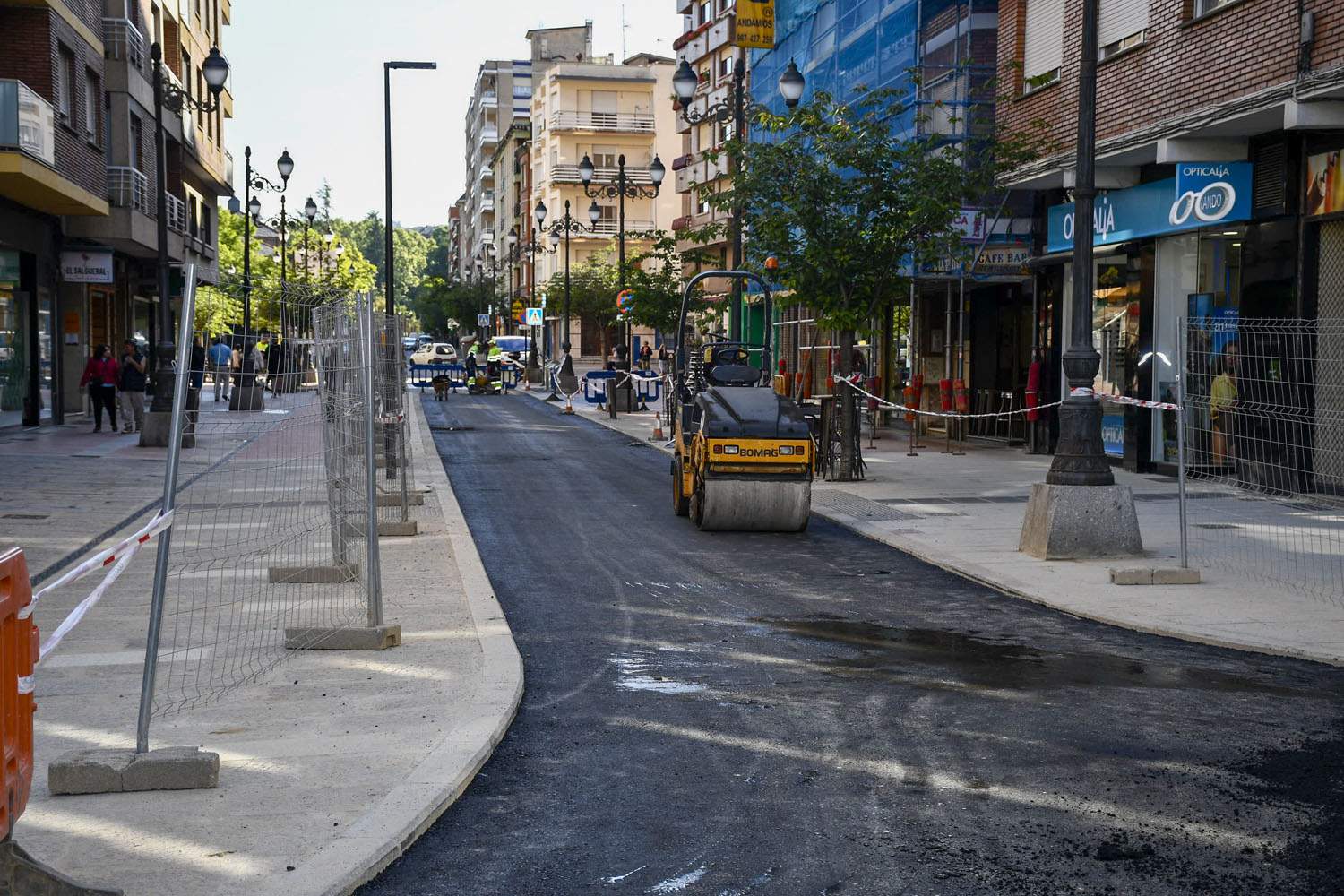 Obras en Obispo Osmundo 