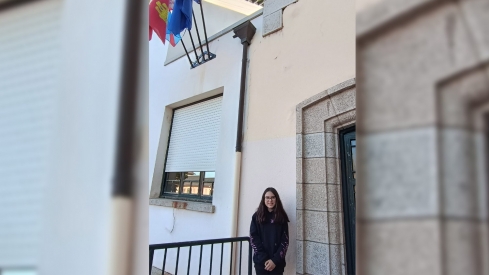 Kimera García del Río, estudiante del CEIP Valentín García Yebra de Ponferrada
