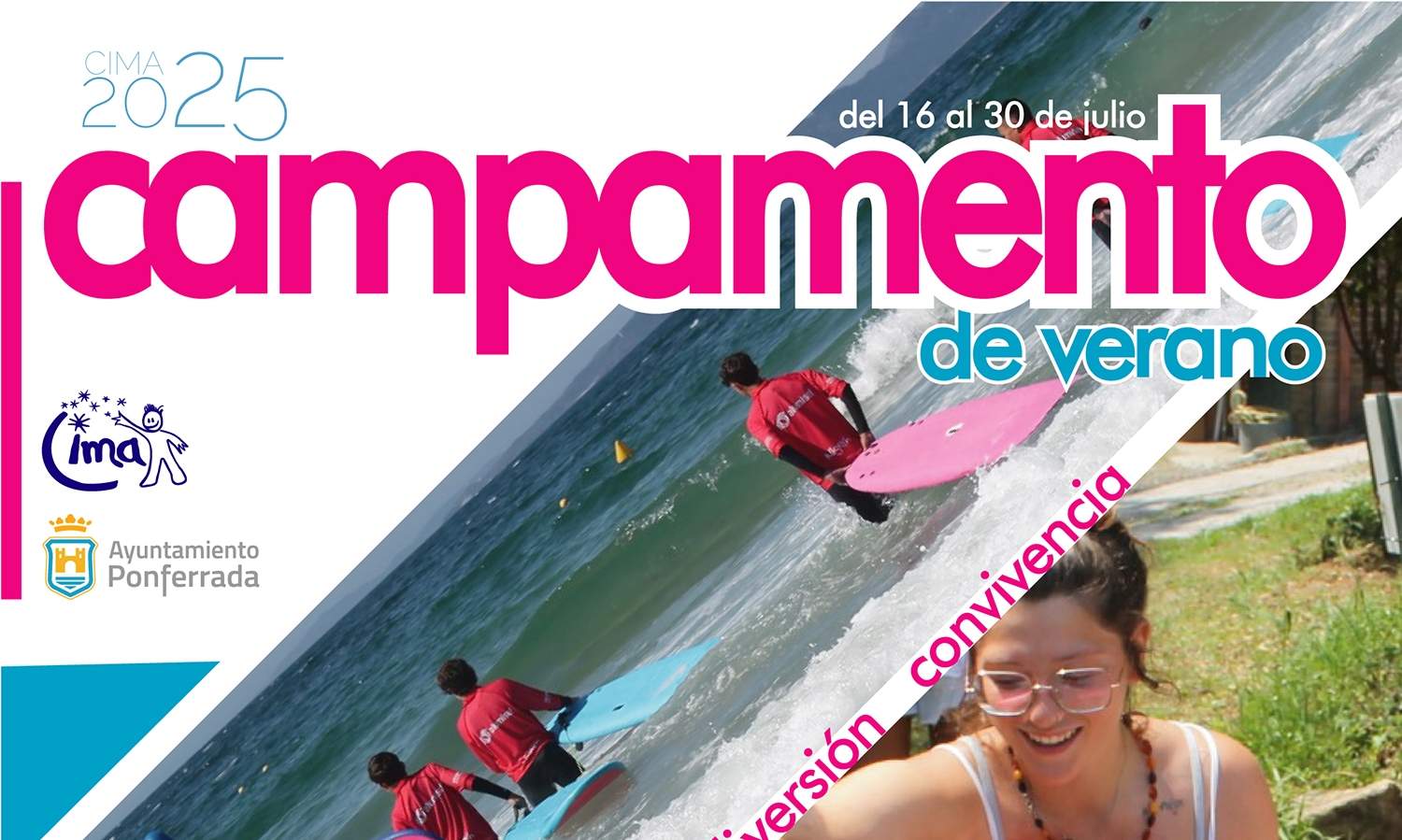 Cartel del campamento de CIMA Cartel del campamento de CIMA