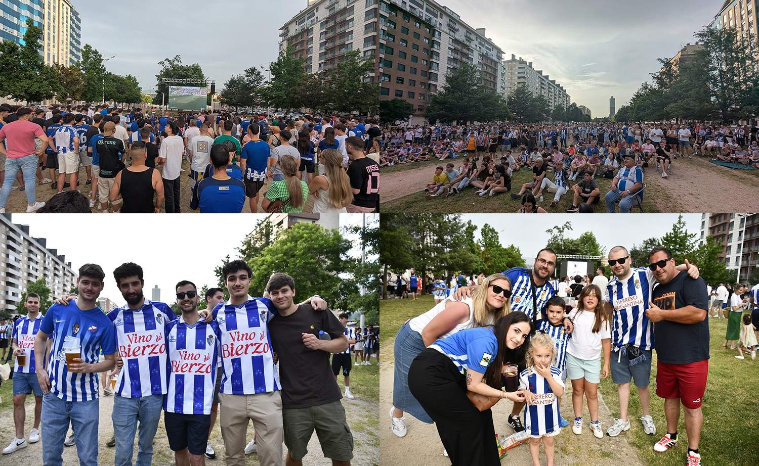 la afición durante el Antequera Ponferradina