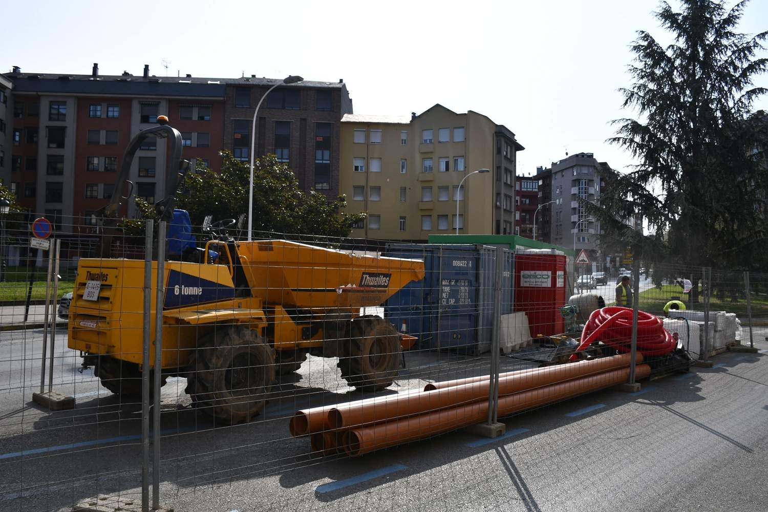Inicio de las obras en la avenida del Castillo de Ponferrada (6)