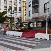 Inicio de las obras en la avenida del Castillo de Ponferrada (3)