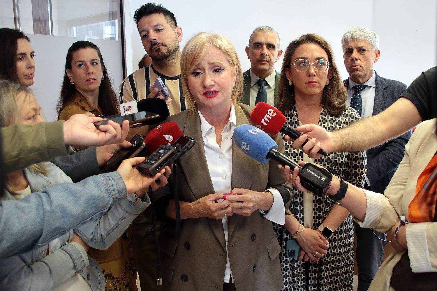 Peio García ICAL. La consejera de Industria, Comercio y Empleo, Leticia García