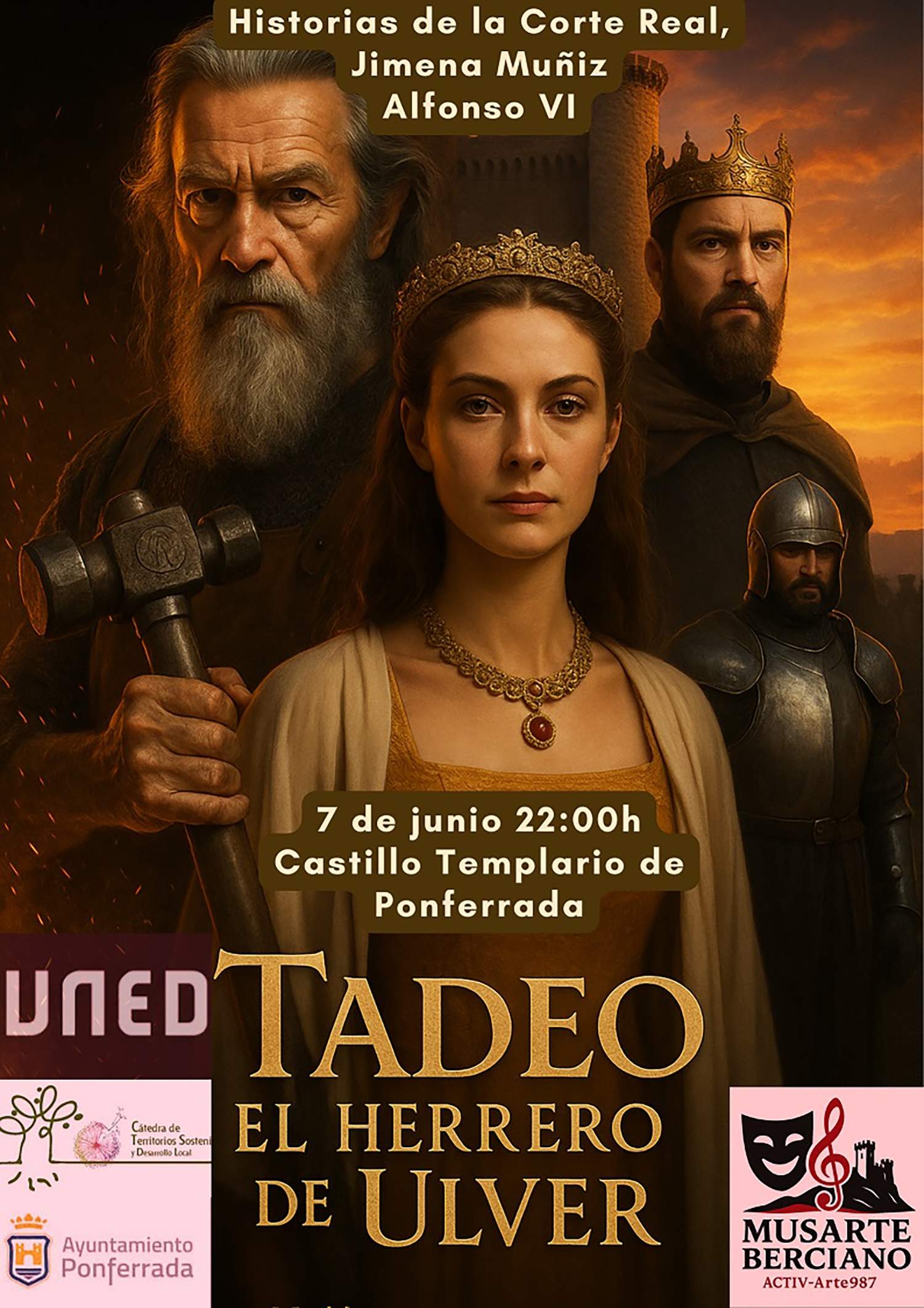 Cartel de la obra 'Tadeo, el herrero de Ulver'