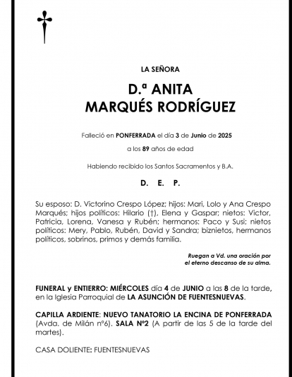 ANITA  MARQUÉS RODRÍGUEZ