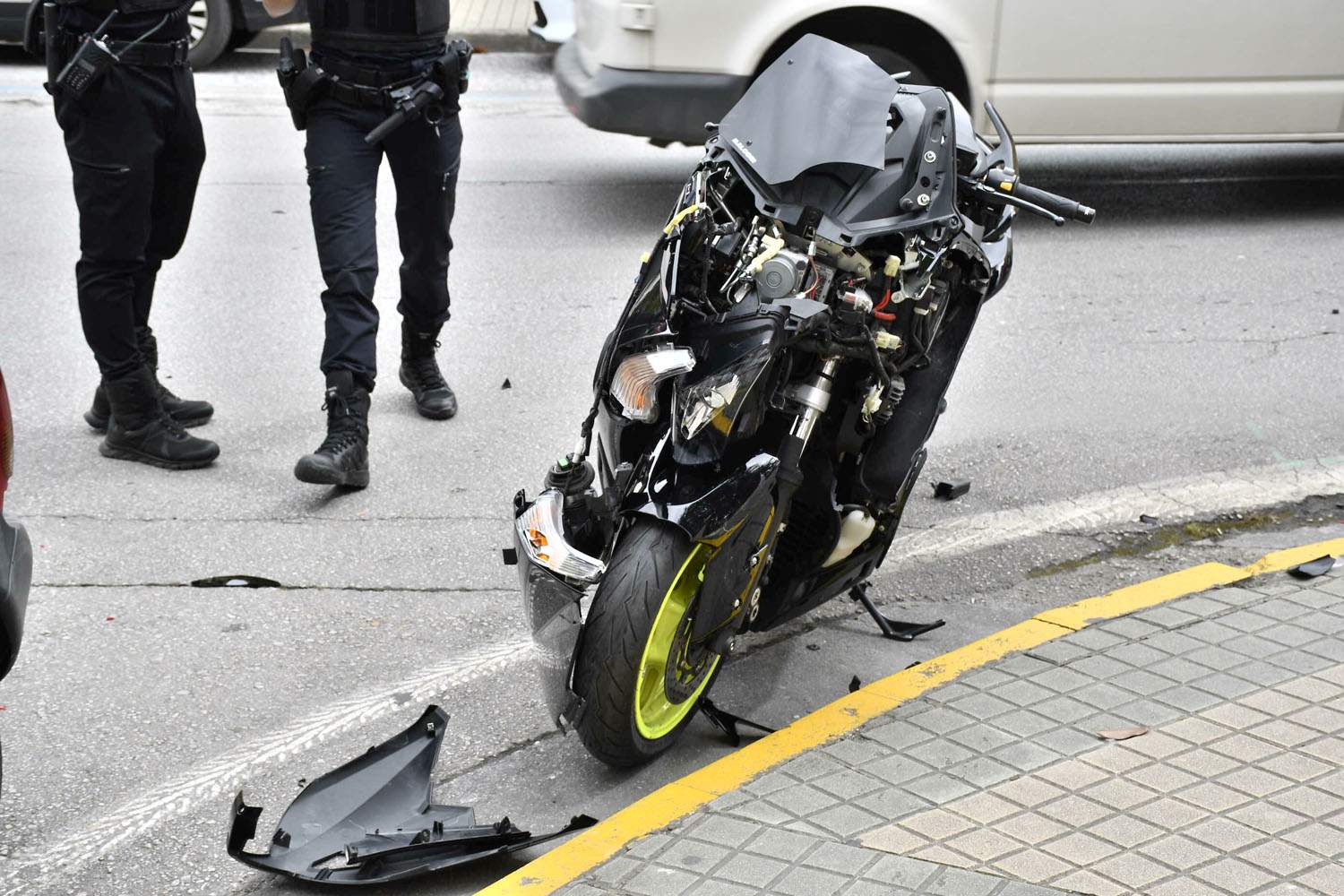 Accidente de moto en Ponferrada (1)