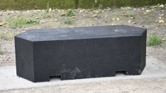 Bancos del paseo del Sil de Ponferrada 