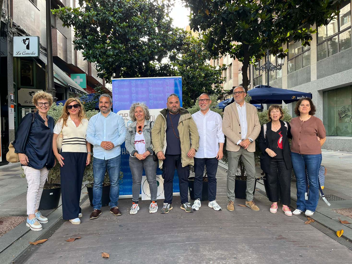 Inauguración de la Noche Blanca en Ponferrada