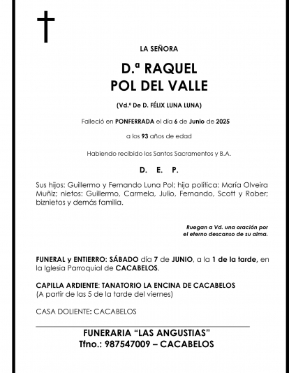 RAQUEL POL DEL VALLE