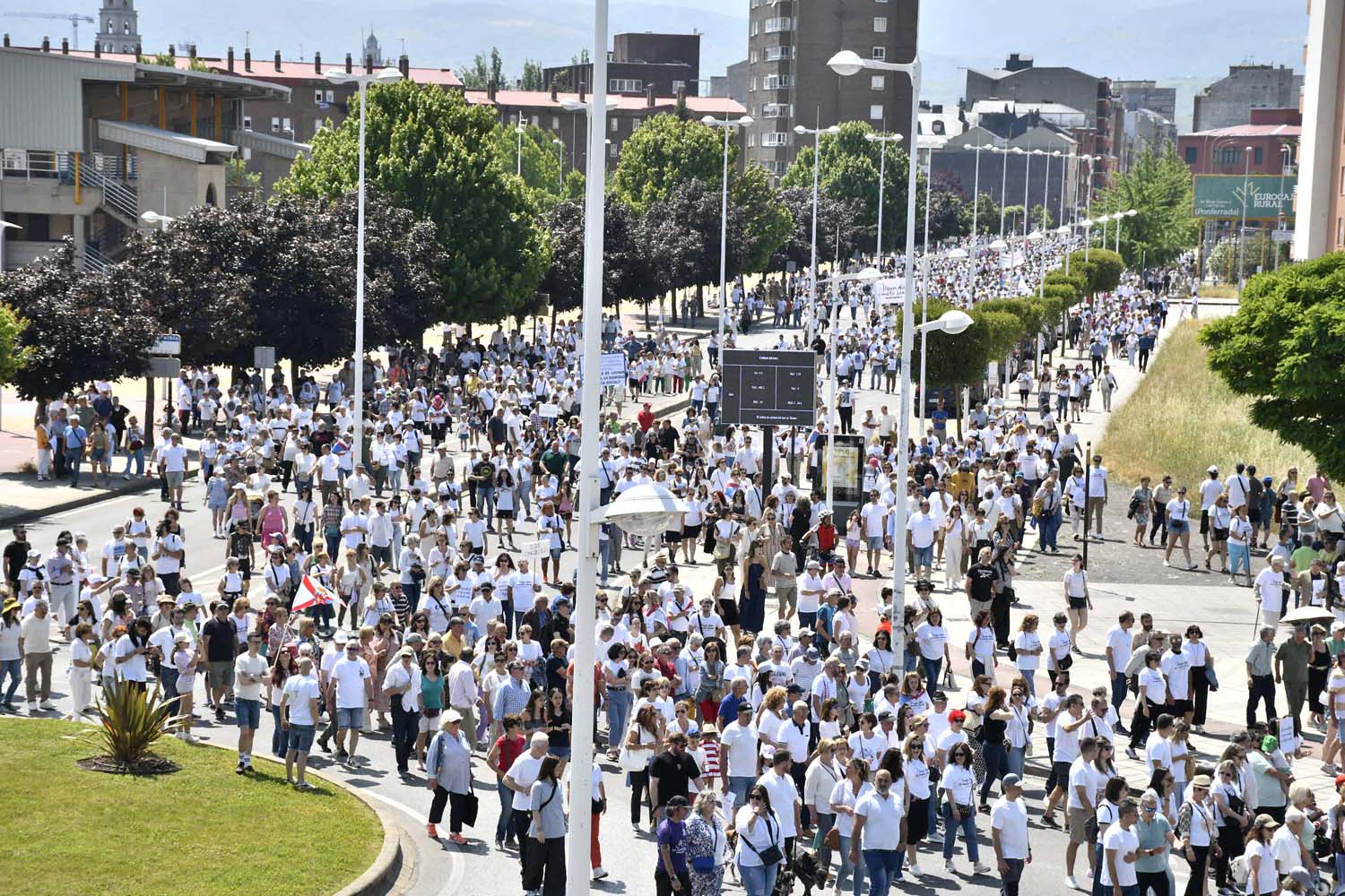 Manifestación en Ponferrada de Oncobierzo 