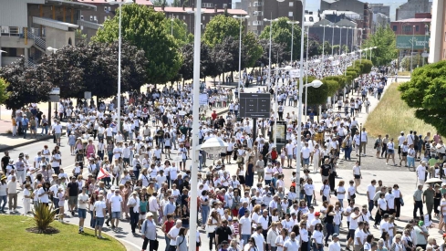 Manifestación en Ponferrada de Oncobierzo 