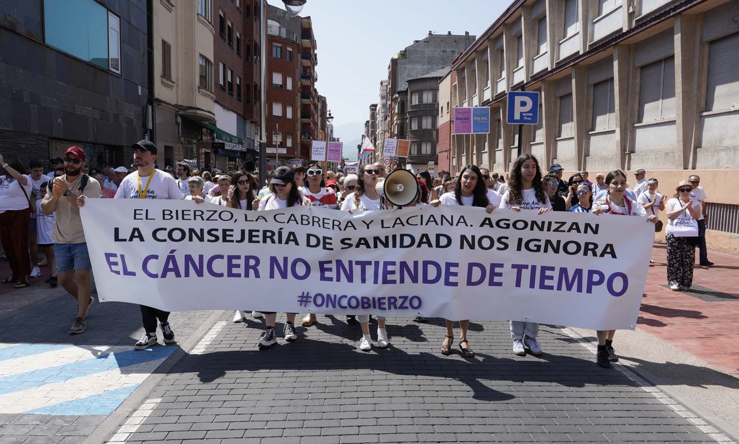 César Sánchez ICAL. Manifestación de la plataforma Oncobierzo (9)