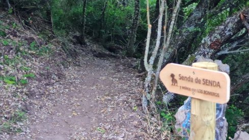 La Senda de los Romeros y su conexión con la Senda de Bas luce nuevas señales 