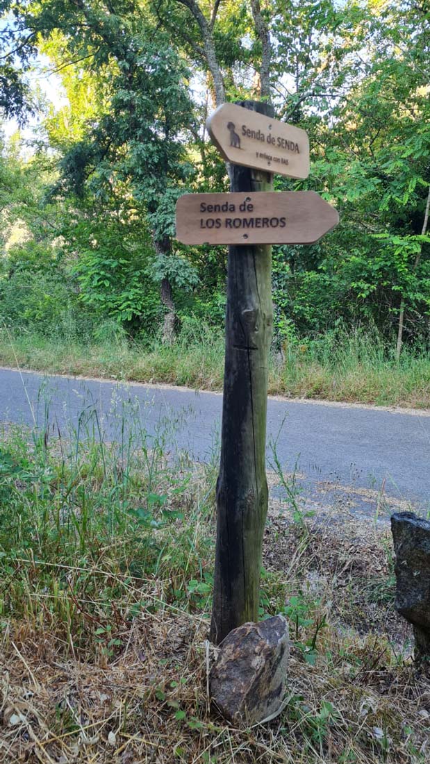 La Senda de los Romeros y su conexión con la Senda de Bas luce nuevas señales 
