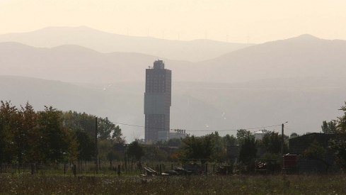 César Sánchez ICAL . Intensa calima en El Bierzo | Alerta en Castilla y León por la intrusión de partículas de polvo africano