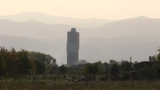César Sánchez ICAL . Intensa calima en El Bierzo | Alerta en Castilla y León por la intrusión de partículas de polvo africano