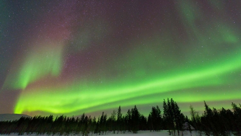 Laponia finlandesa, aurora boreal