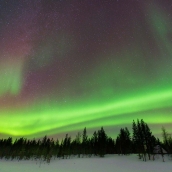 Laponia finlandesa, aurora boreal