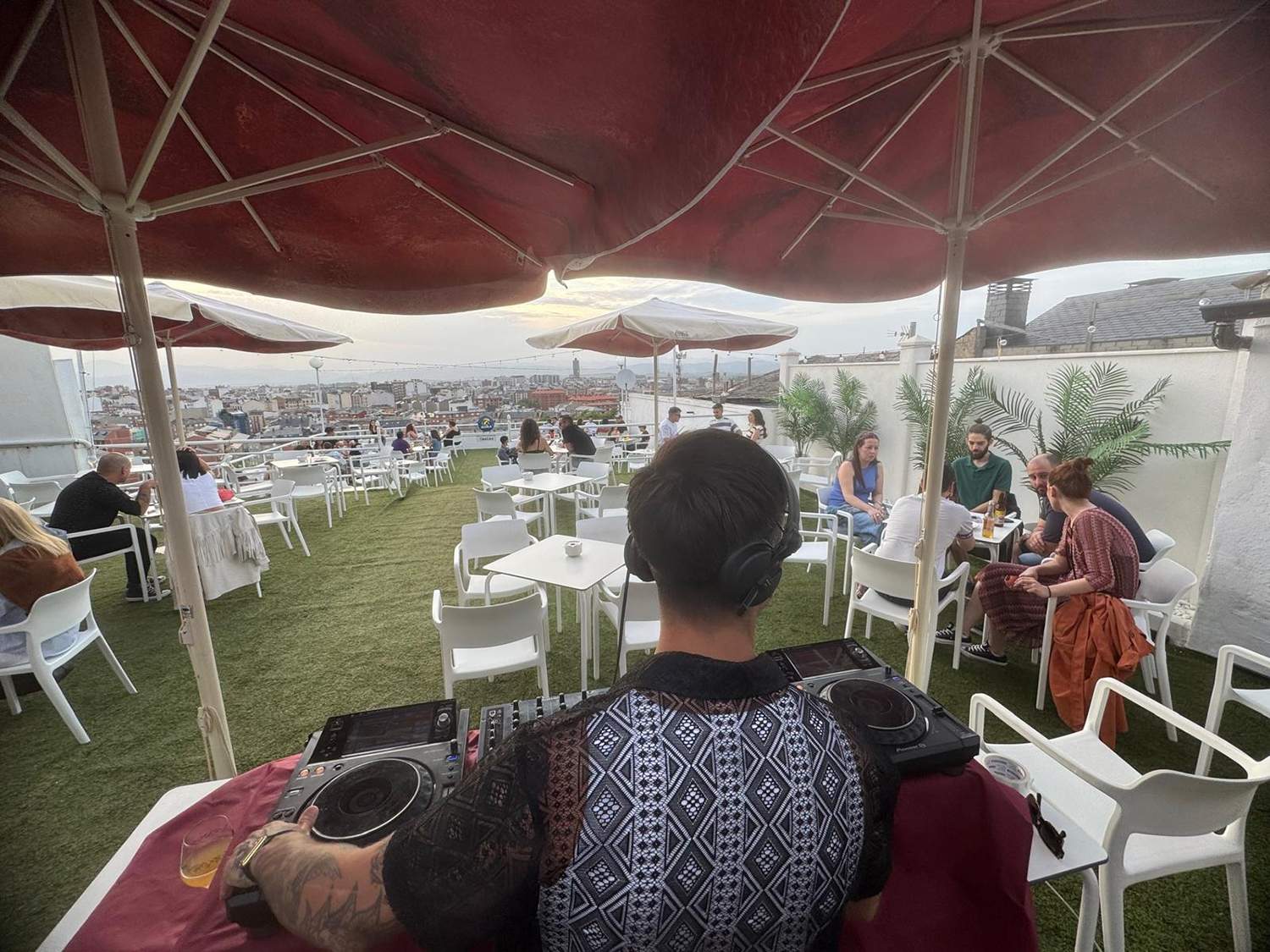 Terraza de El Casino de Ponferrada