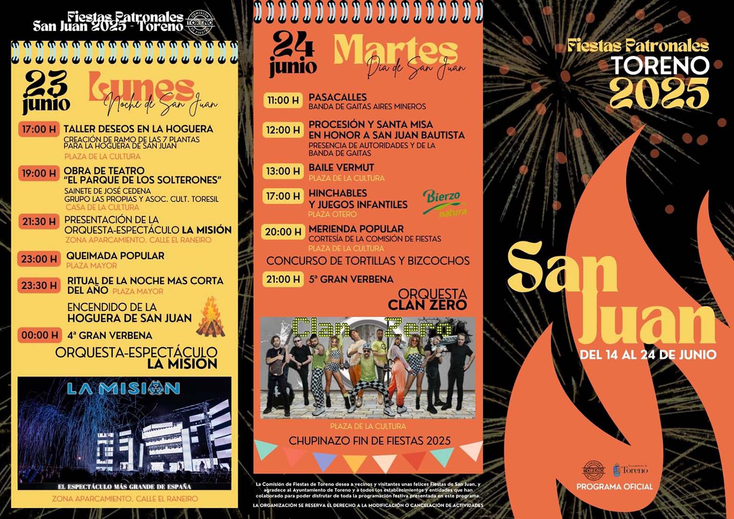 Fiestas San Juan Toreno.
