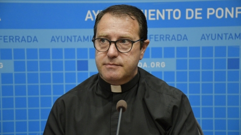El responsable de Patrimonio de la Diócesis de Astorga, Víctor Murias, sobre la iglesia de Arganza