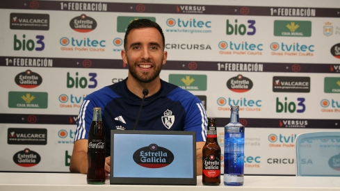 Germán Nóvoa ve la final de la Ponferradina ante el Andorra como "los partidos más importantes" de su carrera