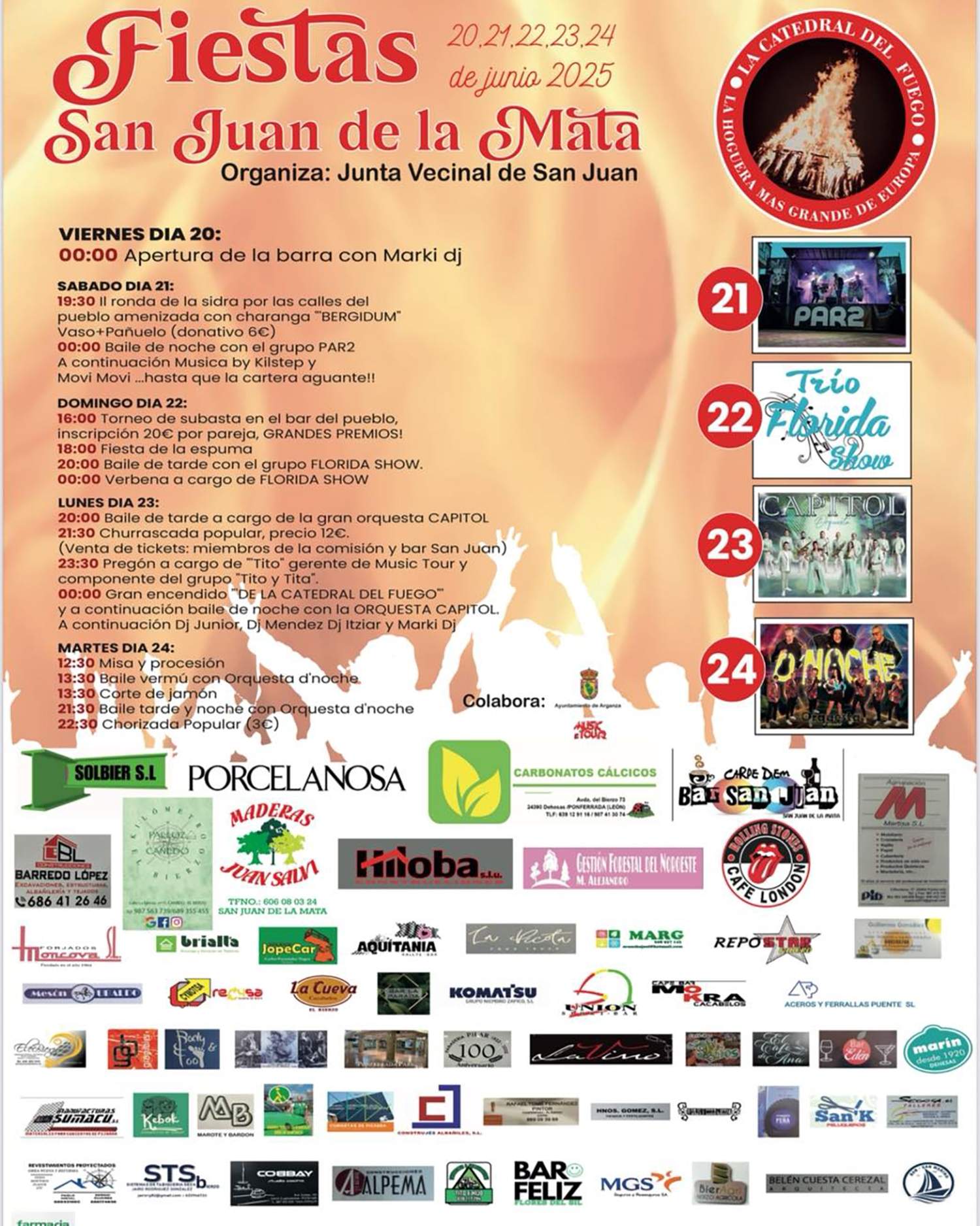 Hoguera de San Juan en San Juan de la Mata