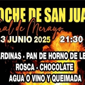 Toral de Merayo celebrará la 'mágica' noche de San Juan con sardinas, chocolate y queimada